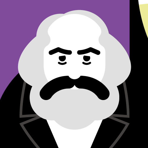 Marx VS Bakunin.
