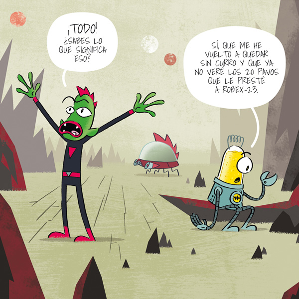 Andri y Robotrón.
